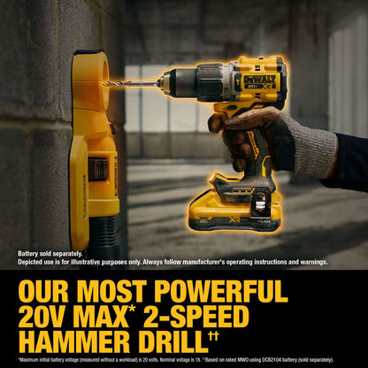 Cordless Hammer Drill - Bare Tool - 20 V DC