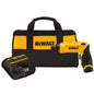 DeWALT® DCF680N1 High Performance Cordless Screwdriver Kit, 1/4 in Chuck, 8 V DC, 23 in-lb Torque, 430 rpm No-Load, Li-Ion Battery