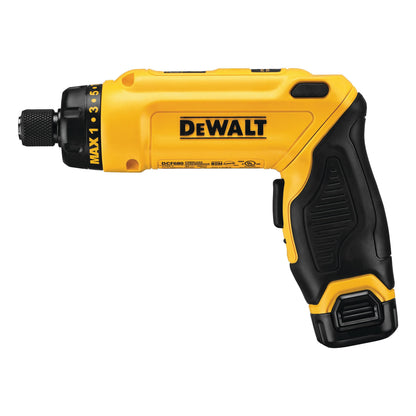 High Performance Cordless Screwdriver Kit - 8 V DC