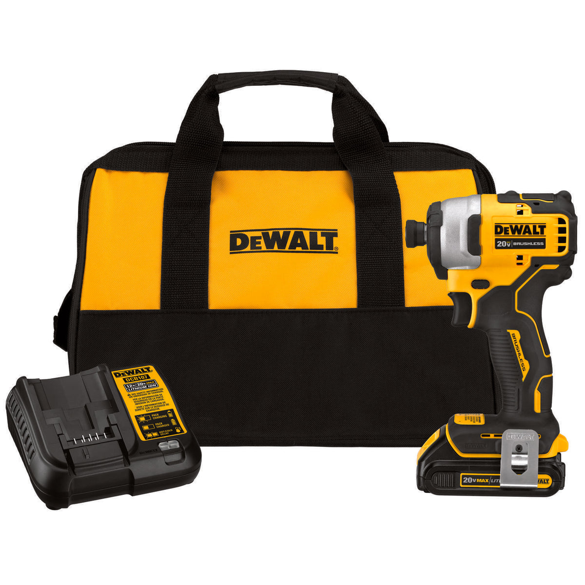 Atomic - Brushless Compact Cordless Impact Driver Kit
