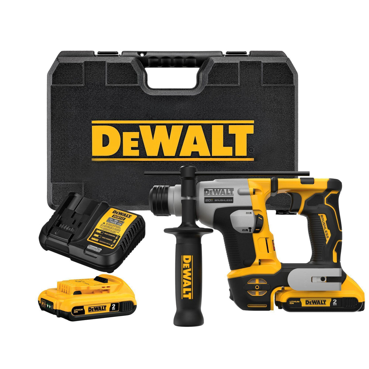 Brushless Cordless Rotary Hammer Kit - 20 V