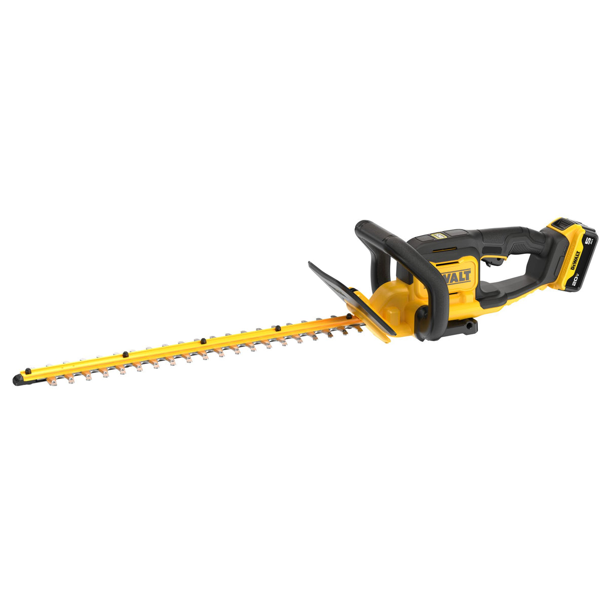DeWALT® DCHT821P1 Hedge Trimmer, Hooked Tooth Blade, 20 V, 22 in OAL