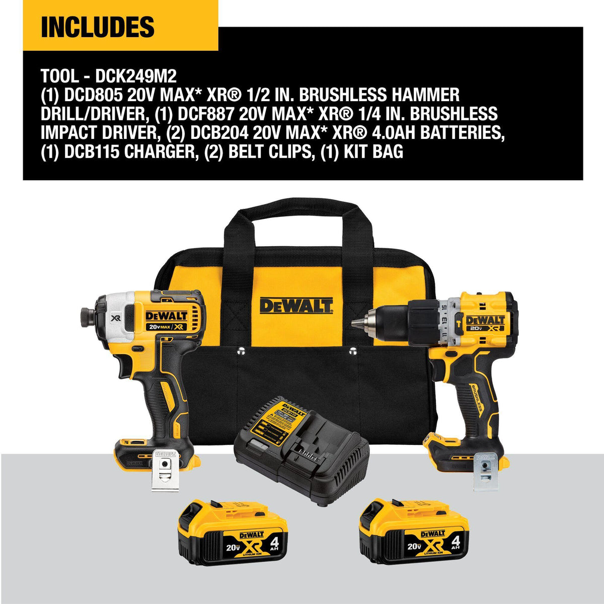 Brushless Combo Kit - 20 V
