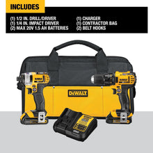 Compact Cordless Combination Kit - 20 V DC