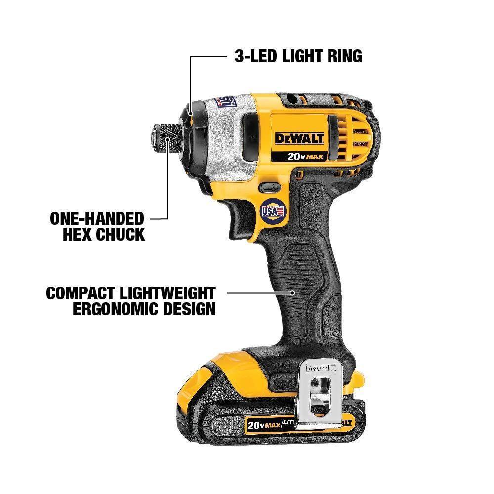 Compact Cordless Combination Kit - 20 V DC