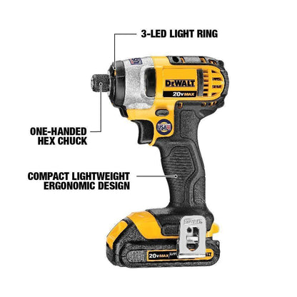 Compact Cordless Combination Kit - 20 V DC