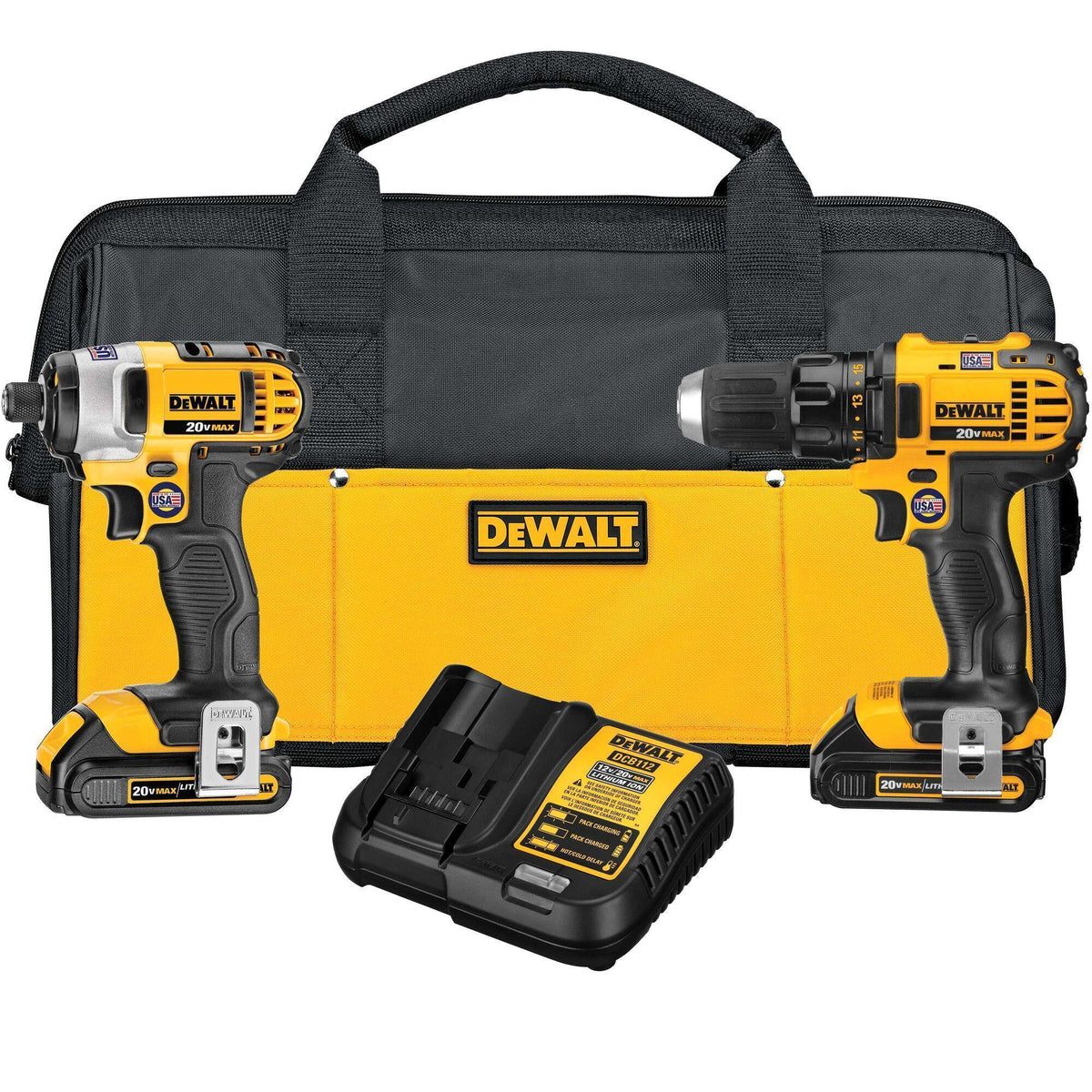 Compact Cordless Combination Kit - 20 V DC