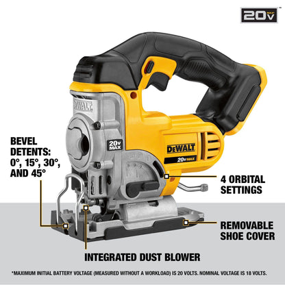 20V Max* - Cordless Jig Saw - Bare Tool - Tool Only