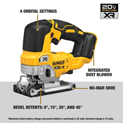 20V Max Xr - Cordless Jig Saw Kit - 20 V AC