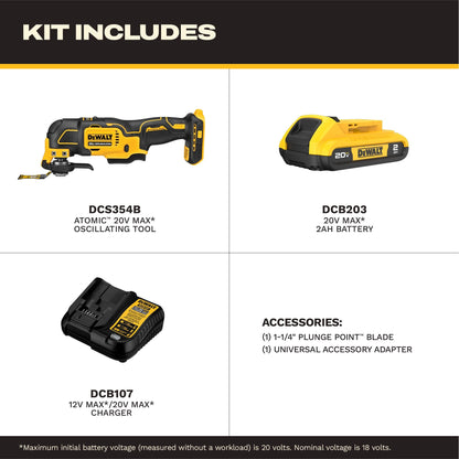 Brushless Cordless Oscillating Multi-Tool Kit - 20 V