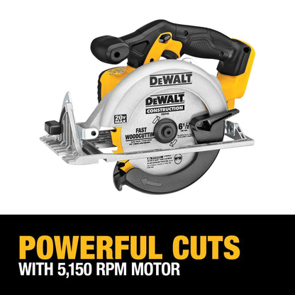 Cordless Circular Saw Kit - 6-1/2" Dia Blade