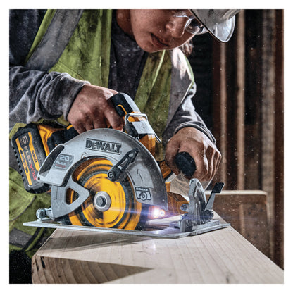 Brushless Cordless Circular Saw - 7-1/4" Dia Blade - 20 V