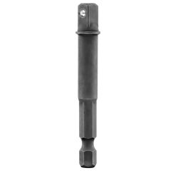 Hex Shank Socket Adapter - Steel - Black Oxide