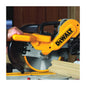 Black+Decker® DW717 Double Bevel Heavy Duty Sliding Compound Miter Saw, 10 in Dia Blade, 5/8 in, 1 in Arbor/Shank, 14 in, 2 x 12 in at 90 deg Cross Cut Cutting, 4 in H x 8 in W at 45 deg Miter, 2 x 12 at 45 deg Bevel