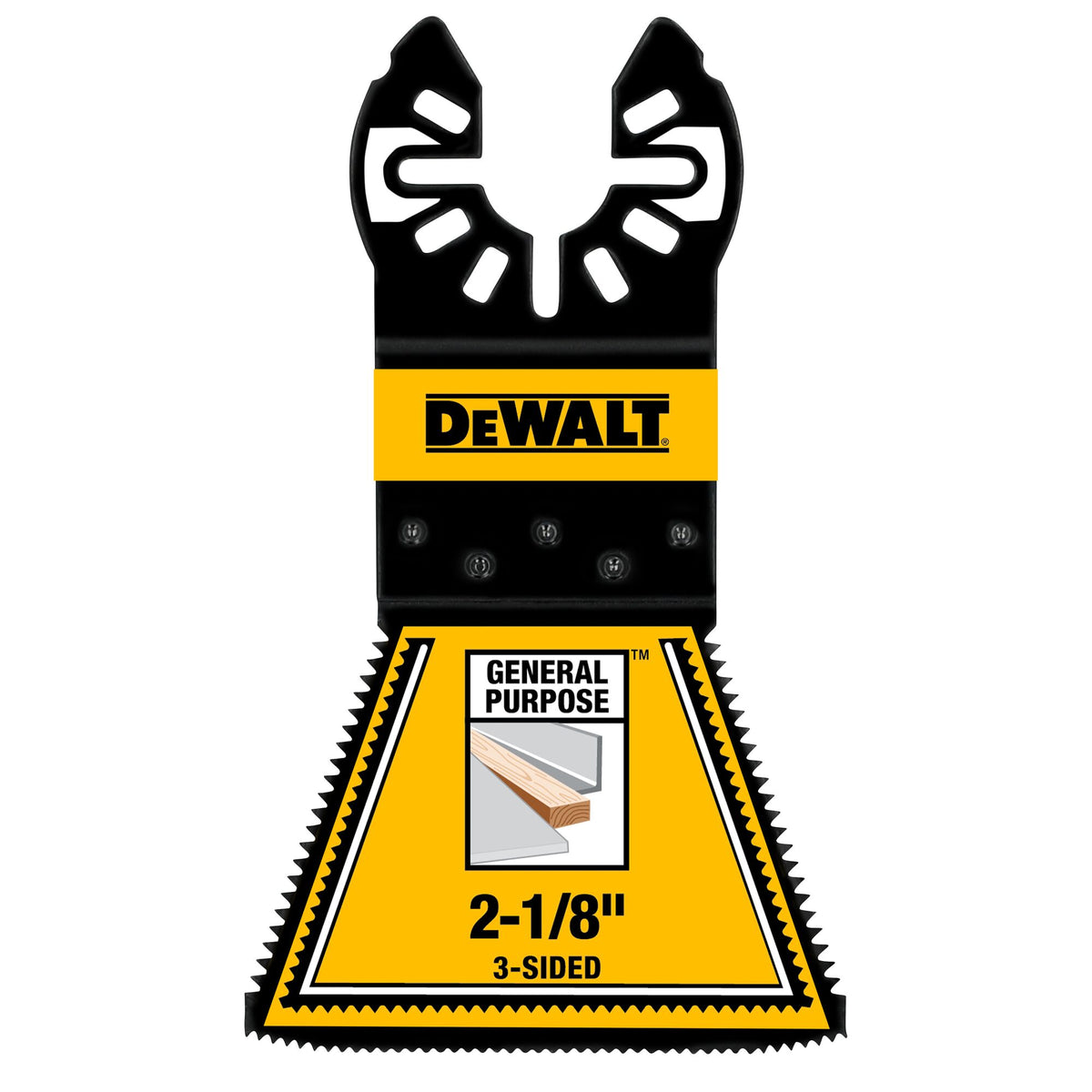 DeWALT® DWA4283 General Purpose Oscillating Blade, 2-1/8 in Cutting Width, Bi-Metal