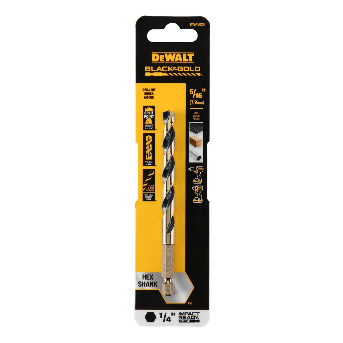 Heavy Duty Drill Bit - 5/16" Drill - High Speed Steel