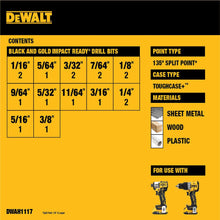 Drill Bit Set - 1/16" Min Drill Bit - 5-1/8" L