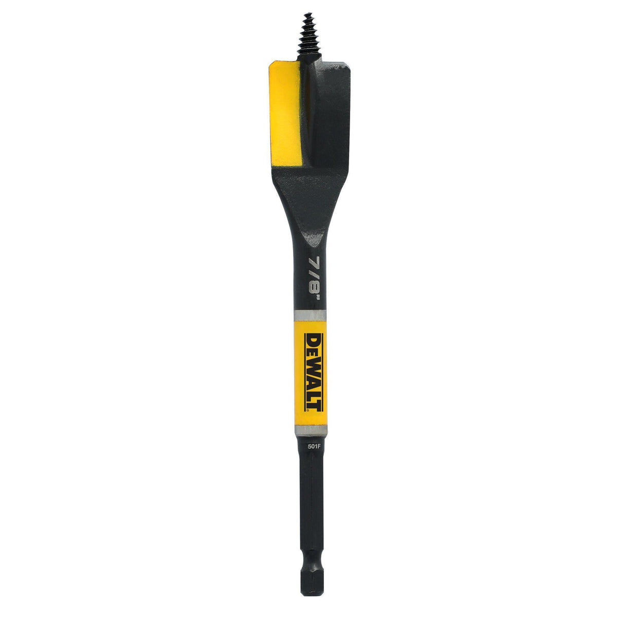 DeWALT® DWAWDNS14 Drill Bit, Spade, 7/8 in Dia, 6 in OAL, 1 in Shank