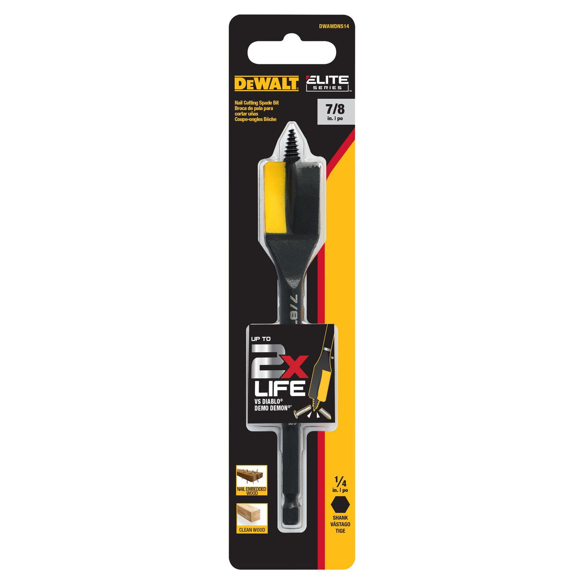 7/8" Drill Bit - Carbon Steel - Spade