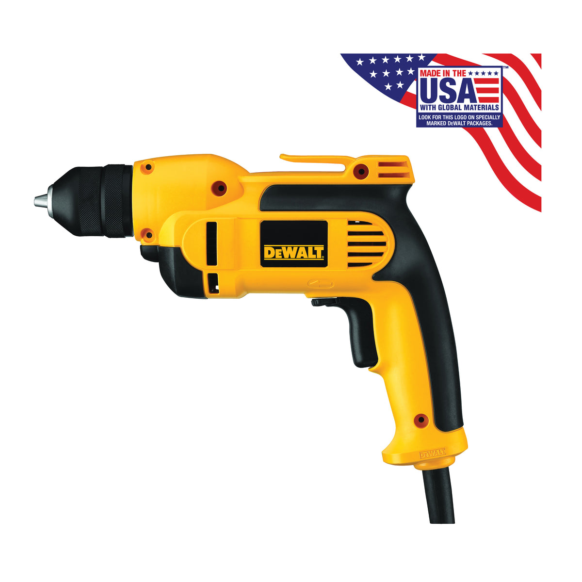 Heavy Duty Vsr Drill with Keyless Chuck - 120 V AC