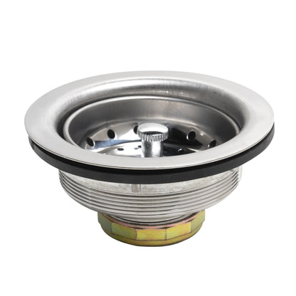 10 Standard Sink Basket Strainer - Stainless Steel