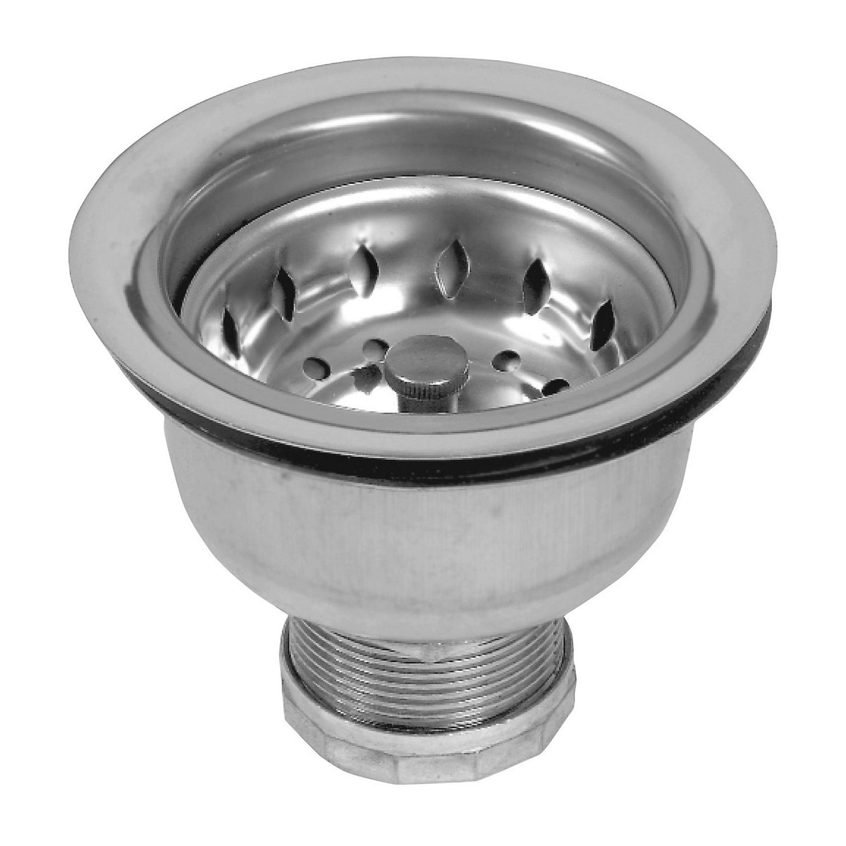 12 Medium Locking Cup Sink Basket Strainer - 3-1/8" OAL