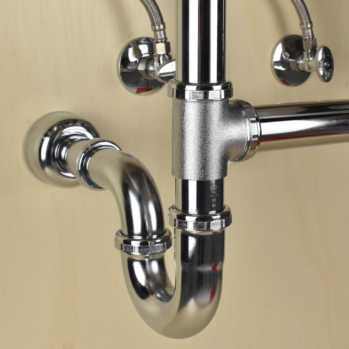 Outlet Baffle Tee - 20 Ga