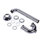 Dearborn® 507-1 Semi-Cast P-Trap, 1-1/4 x 12 in Nominal, 1-1/4 in Inlet x 1-1/4 in Outlet, Brass, Compression Gasket Connection, Import