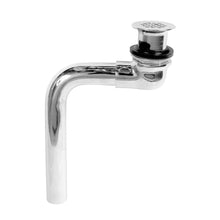 Harvey® 00760W-1 2-Piece Semi-Cast Grid Wheelchair Patent Overflow Plug With 1-1/4 x 6 in 17 ga Tailpiece, 1-1/4 in