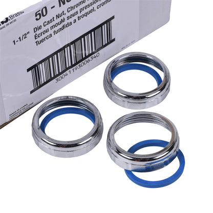 Slip Joint Nut with Washer - Die Cast