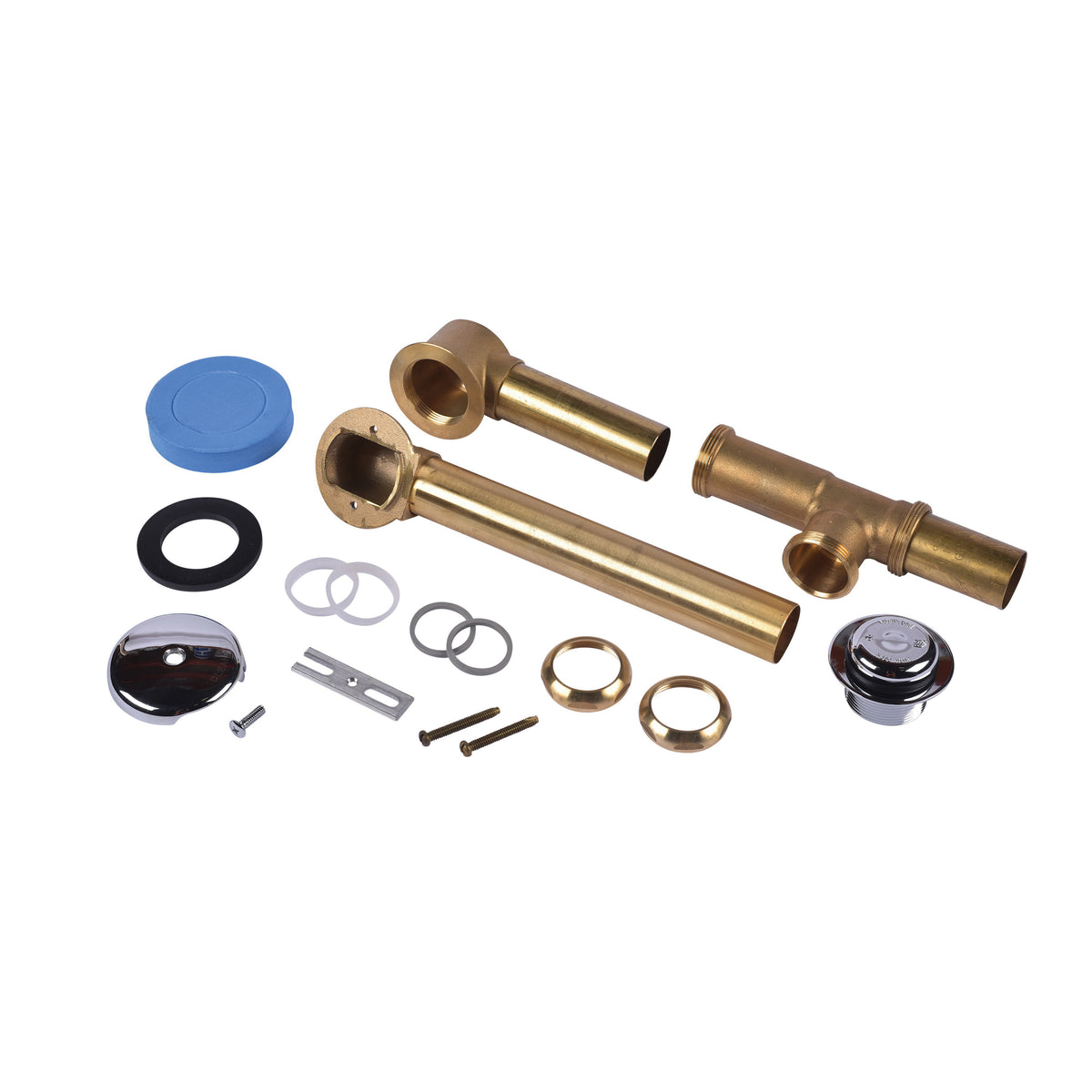 Trip Lever Bath Waste Full Kit - Brass