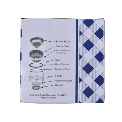 Sink Basket Strainer - Stainless Steel - Easy to Install