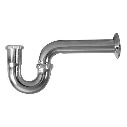 1-1/2" P-Trap - Polished Chrome - Brass