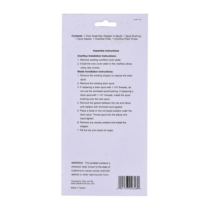 Bath Waste Conversion Kit - K26BN