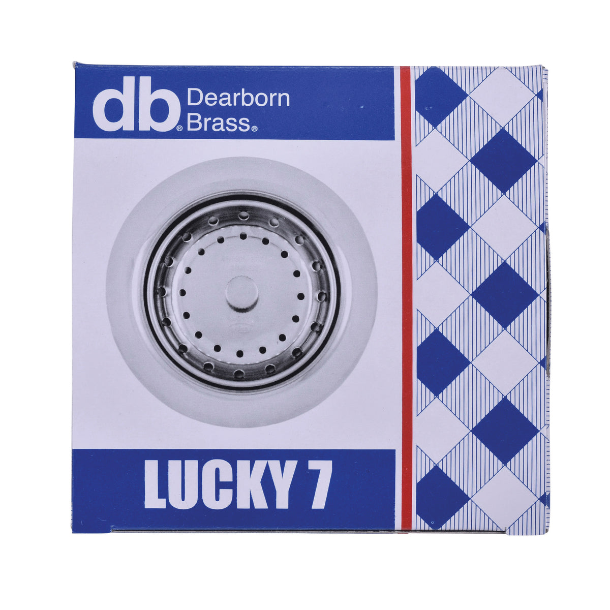 Lucky 7 - Sink Basket Strainer - Brass