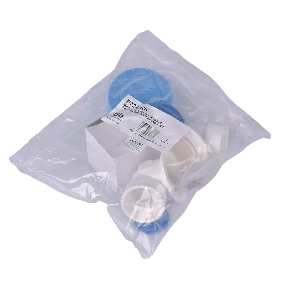 Bath Waste Rough-in Kit - PVC - SCH 40/Std