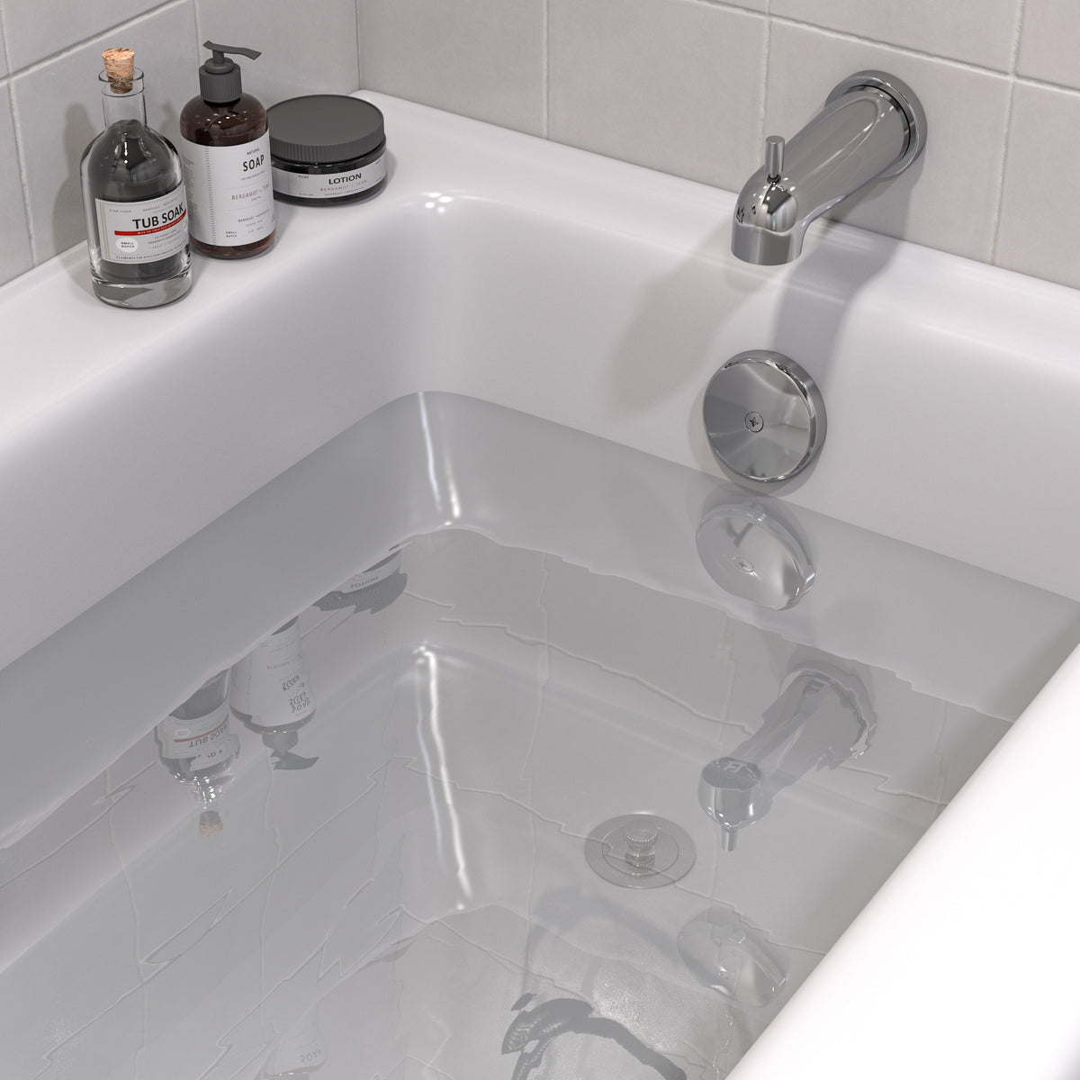 Bath Waste Half Kit - PVC - SCH 40/Std