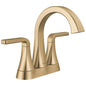 Lineax - Centerset Bathroom Faucet - Champagne Bronze - Zinc