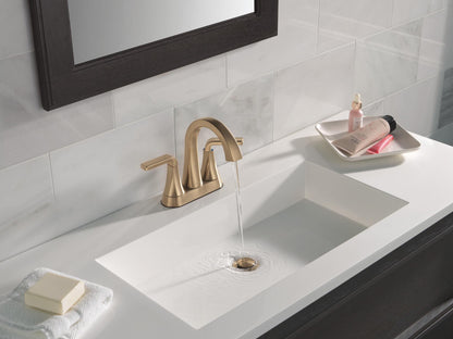 Lineax - Centerset Bathroom Faucet - Champagne Bronze - Zinc