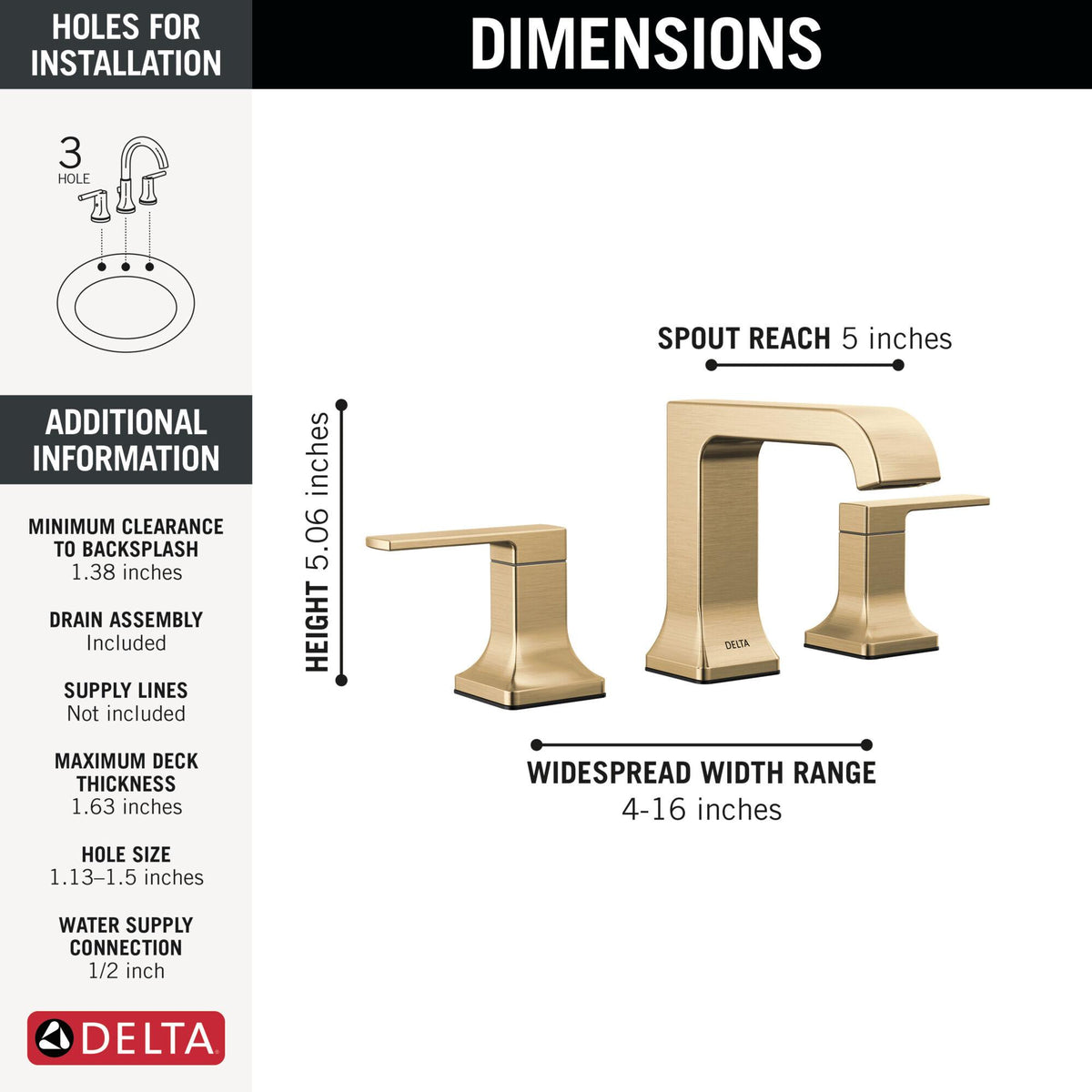 Velum - Widespread Bathroom Faucet