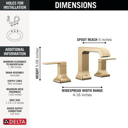 Velum - Widespread Bathroom Faucet