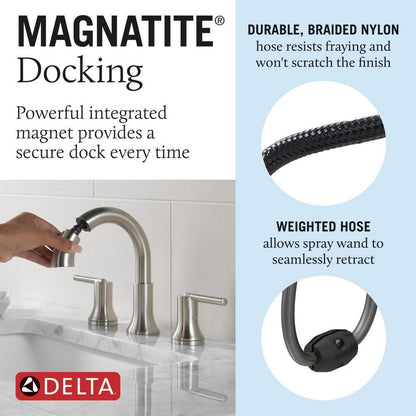 Trinsic - Widespread Bathroom Faucet - Deck Mount - 1.5 GPM