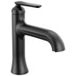 DELTA® 545-BLLPU-DST Bonacci™ Bathroom Faucet, Commercial/Residential, 1.2 gpm Flow Rate, 3-11/16 in H Spout, 1 Handles, Pop-Up Drain, 1 or 3 Faucet Holes, Matte Black
