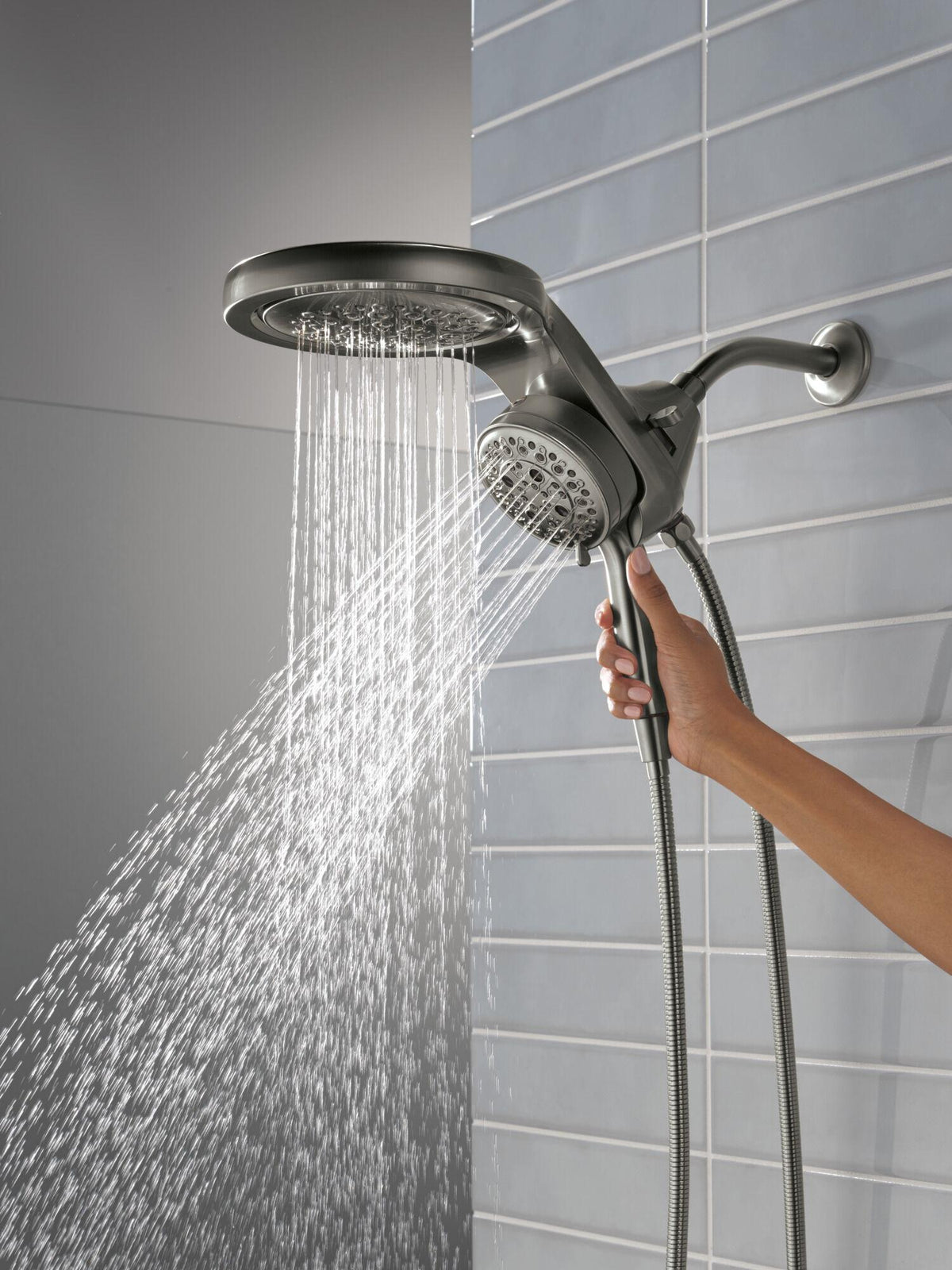 Shower Head - 2.5 GPM - Lumicoat Black Stainless