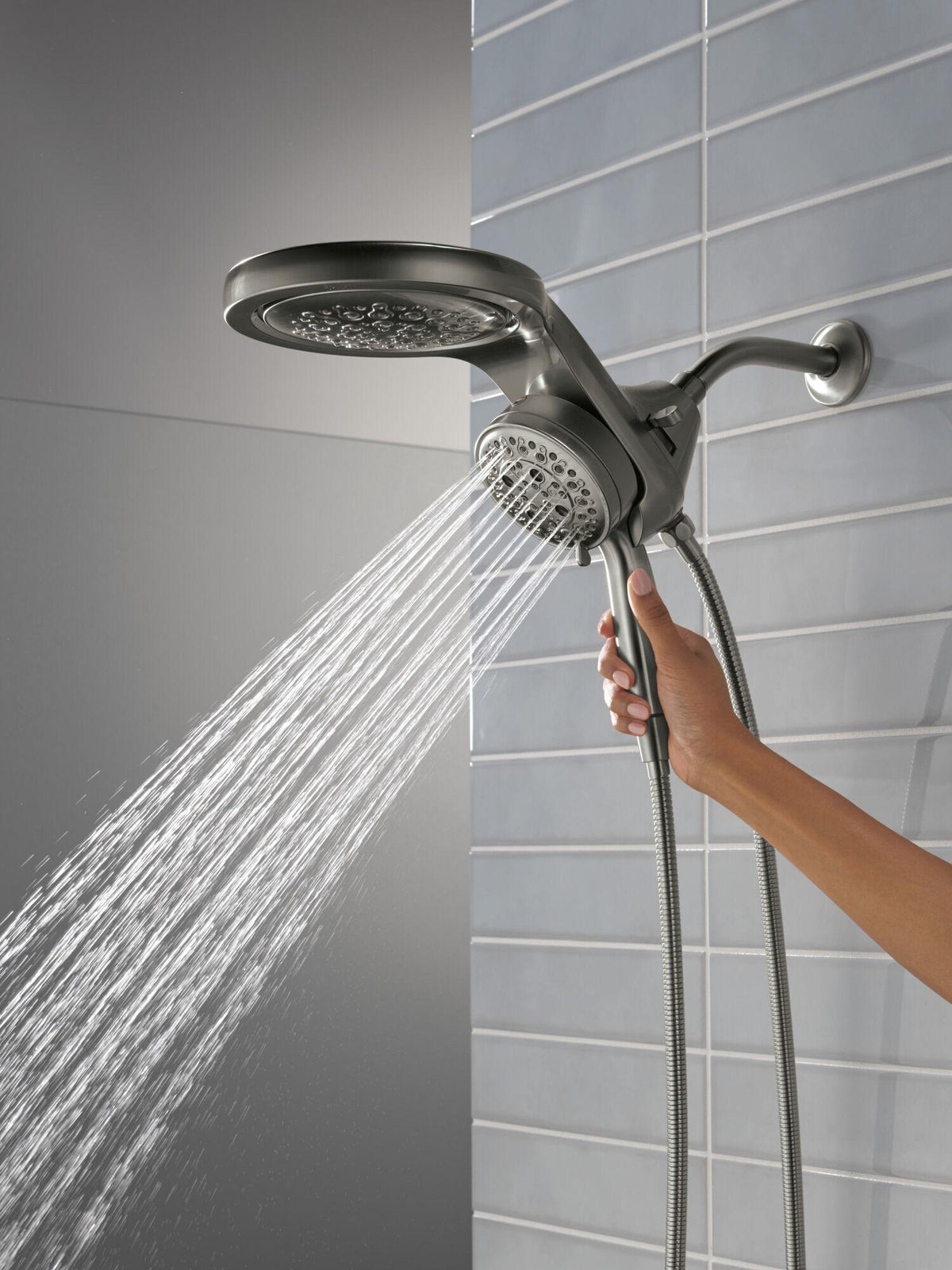 Shower Head - 2.5 GPM - Lumicoat Black Stainless