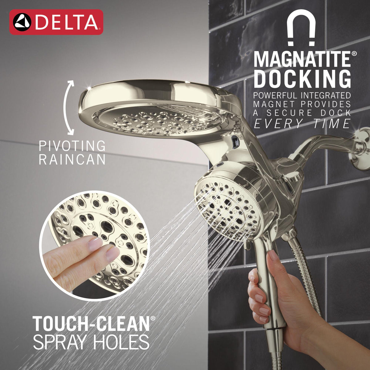 Shower Head - 1.75 GPM - 1/2" NPT