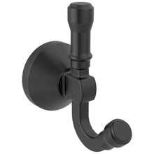 Broderick - High Quality Robe Hook - Matte Black - (2) Hooks