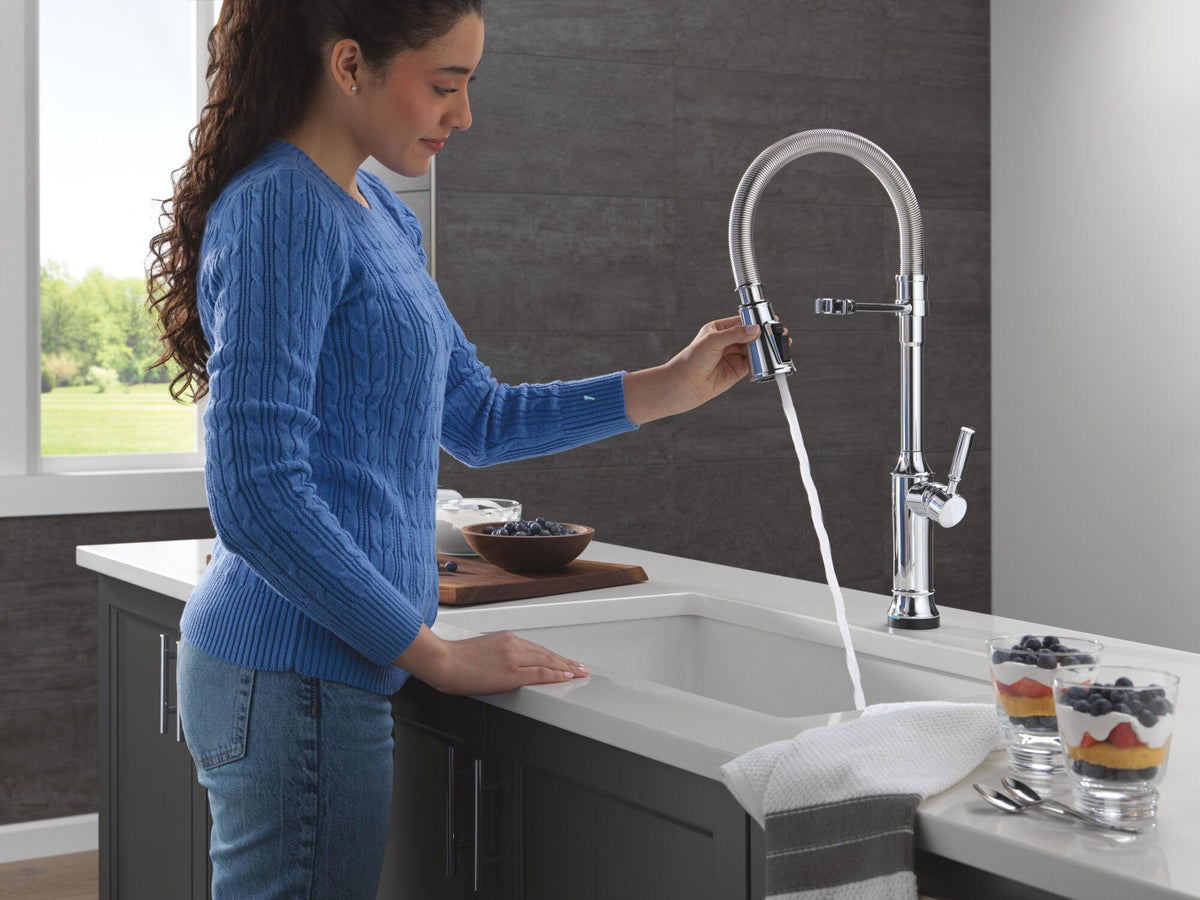 Renaldi - Spring Faucet - 1.8 GPM - Deck Mount