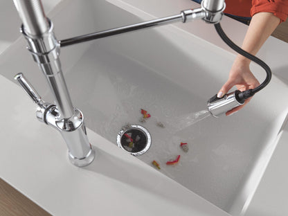Renaldi - Spring Faucet - 1.8 GPM - Lumicoat Chrome