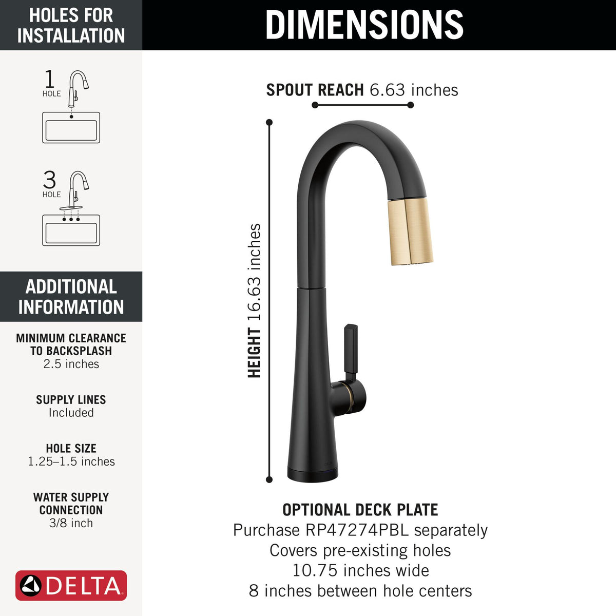Monrovia - Faucet - 16-5/8" H - Touchless
